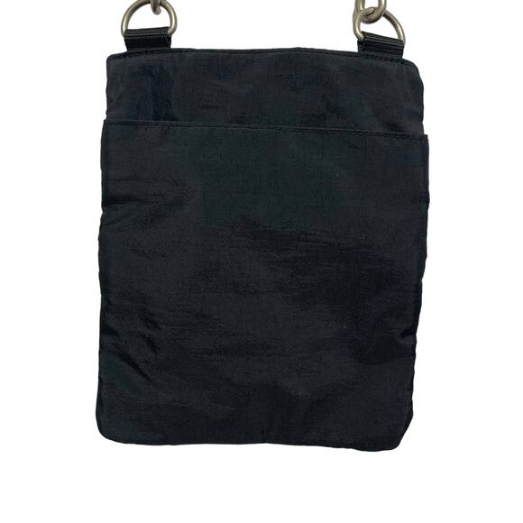 Baggallini Black Nylon Multipocket Zipper Crossbody Bag Travel Everyday - Picture 3 of 7